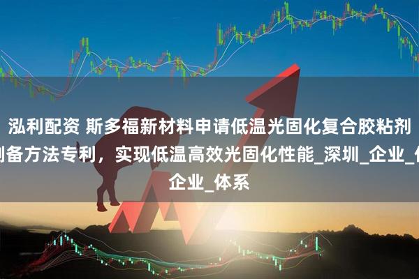 泓利配资 斯多福新材料申请低温光固化复合胶粘剂及制备方法专利，实现低温高效光固化性能_深圳_企业_体系